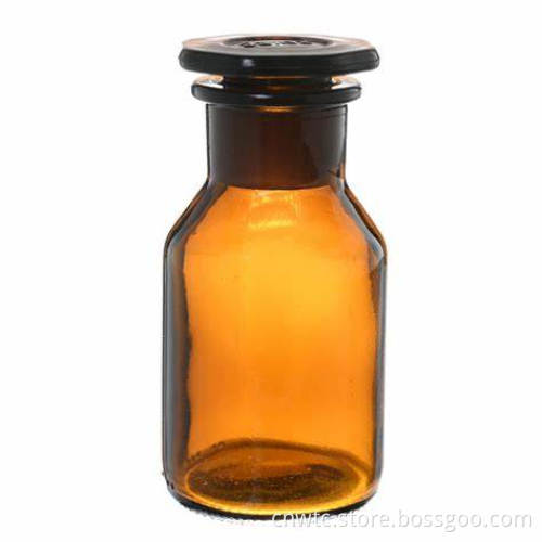 Volume-Specific Amber Glass Reagent Bottles: 30ml, 60ml, 125ml, 250ml, 500ml